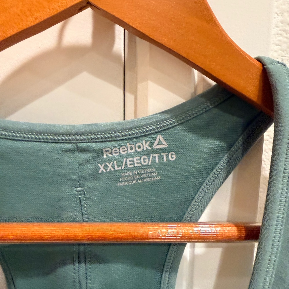 Reebok Women's Teal Sports Bra - Picture 3 of 3